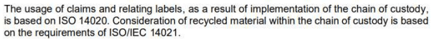 PEFC - ISO 14020,14021
